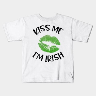 Kiss Me - I'm Irish Kids T-Shirt